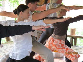 ITTA Members practice Thai Yoga and hai Massage in Thailand