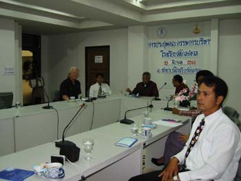 Anthony James attends Thai Medicine Conference hosted at Wiangklangkangwan Industrial College Hua Hin, Thailand 2006